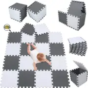 meiqicool Foam Play Mat Thick Soft EVA Interlocking Foam Floor Mats Children ...