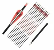 Musen Carbon Fiber Arrow SP500 Compound bow Recurve Bow Hunting 12pcs Red Label