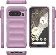 Cover Compatible with Google Pixel 8 Pro 5G,Compatible with Google Pixel 8 Pro 5G Camera Protection Anti-Drop TPU Mobile Soft Case Purple