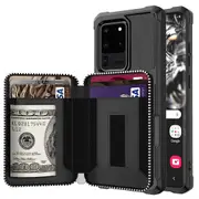 Zipper Wallet Phone Case For Samsung Galaxy S20 Ultra
