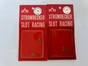 Strombecker 3 Prong Knock Off Hubs (4) 1/24 scale slot parts NIB