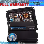 INCRIMINATOR AUDIO iX3.4 4-CHANNEL 170W X 4 RMS COMPONENT SPEAKERS AMPLIFIER NEW