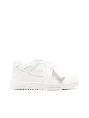 Off White Paneled Sneakers