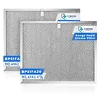 2 Pack Allure Range Hood Filter BPS1FA30 11-3/4 x 14-1/4 x 3/8 - Exact Fit