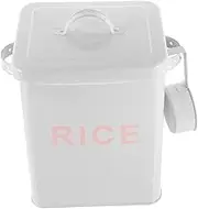 PRETYZOOM 1Pc Rice Storage Bucket Airtight Flour Storage Box Kitchen Container for Rice Flour and Coarse Cereals Stylish and Practical Food Storage for Home Use