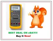 NEW FLUKE 87V DIGITAL MULTIMETER 4-1/2 DIGIT TRUE RMS TEMPERATURE 0.05% ACCURACY