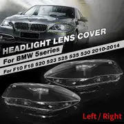 Auto For BMW F10 F18 5 Series 528i 530i 535i 2010-2017 Car Front Headlight Lens Cover Shell Headlamp Clear Right