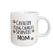 3dRose Cavalier King Charles Spaniel Dog Mom - Doggie by breed - brown muddy paw