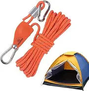 Reflective Tent Guy Ropes | Adjustable Tent Guide Lines Cord | High Visibility Tent Guy Ropes | Camping Rope for Trekking, Backpacking and Hiking