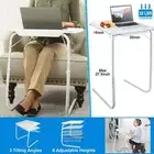 Portable Foldable TV Sofa Dinner Bed Adjustable Tray Laptop Side Table | New