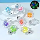 10pcs Fish Tank Landscaping Mini Turtles Luminous Ornament Miniature Figures