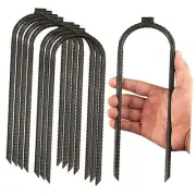 Extra-Large 10"x3" Heavy Rebar Trampoline Wind Stakes Safety Ground Anchor -
