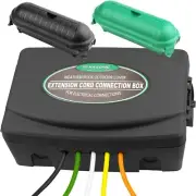 Outdoor Extension Cord Safety Cover, Weatherproof to Protect Outlet, Power Strip