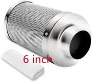 Melonfarm 6" inline air carbon filter Grow Tent, Hydroponics