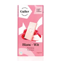 在飛比找PChome24h購物優惠-Galler伽樂覆盆莓白巧克力80g