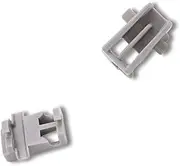 2 x bearing clamps, basket shelf, top basket, dishwasher, Bosch Constructa, Gaggenau Neff 611474 00611474