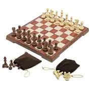 Magnetic Folding Chess Set,11"x 9.64" Portable Travel Chess Game Board