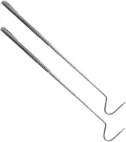 71cm Extendable Snake Catcher 2pcs Reptile Grabber Hooks Safe Catching Comfort Grip Handle