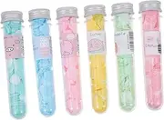 Portable Travel Soap Flakes 6 Tubes Hand Wash Foaming Soaps Disposable for Business Travel