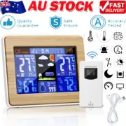 Digital Weather Station Forecast Clock Multifunctional Electronic Alarm Clock AU