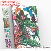 Paint By Numbers Kit Flowers Abstract DIY Brush Painting Beginner Draw Adult Art