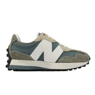 New Balance 休閒鞋 327 男鞋 女鞋 綠 藍灰 大N 復古 麂皮 NB 情侶鞋 紐巴倫 MS327CR-D