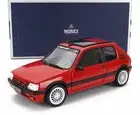 1992 Peugeot 205 1.9 GTi Phase 2 Red PTS Rims at 1/18 NOREV 184846