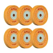 6 Pack Polishing Wheel for Bench Grinder Buffing Wheel 3 inch Yellow Cotton 5...