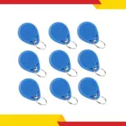 9Pcs 125KHZ RFID IC Key Card Tags Keyfobs Token NFC TAG Keychain TK4100 New