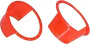 Zohisin 2pcs Red Ultrathin Universal Antislip Car Speaker Cover for Protecting Speakers and Improving Sound Quality