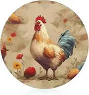 Chopping Blocks, Art Chicken Animal Painting Printed Chopping Block,fruit Chopping Block,thickened Chopping Block,round Chopping Block