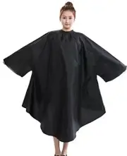 Salon Client Hair Cutting Cape Gown, Professional Barber Haircut Cape with