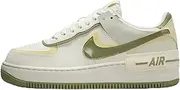 [Nike] Air Force 1 Shadow Women's Shoes (FN6335-101, Sail/Alabaster/Pale Ivory/Oil Green)