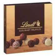 New Lindt Gourmet Truffles Assorted Chocolate Candy, Gift Box, 6.8 oz