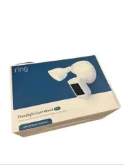 Ring Floodlight Cam Wired Pro Wi-Fi 1080p Surveillance Camera White - BRAND NEW