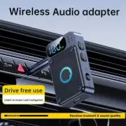 Car Bluetooth-compatible 5.4 Audio Receiver Transmitter Mic Wireless Adapter
