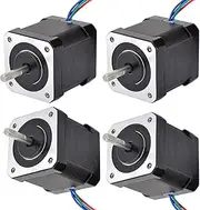4X Nema 17 Stepper Motor 48mm Nema17 Motor 42Bygh 2A 4-Lead (17Hs19-2004S1) Motor 1M Cable for 3D Printer Cnc Motor