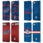 NFL BUFFALO BILLS GRAPHICS LEATHER BOOK WALLET CASE FOR APPLE iPOD TOUCH MP3