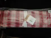 Pottery Barn Parker Plaid Table Runner Christmas Red 18"x108" - Sealed and NWT!