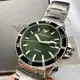 星晴錶業 ARMANI阿曼尼手錶編號:AR00011 墨綠色錶盤銀綠色錶殼石英機芯潛水錶,水鬼 這種好物只能偷偷跟您說