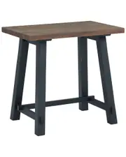 Alaterre Adam 32In W Small Solid Wood Desk