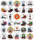 Thomas The Tank Engine Edible Cupcake Topper Wafer Cake Decorations (2 Sizes)