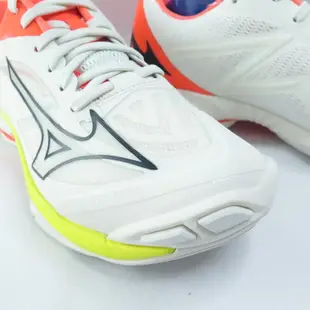 Mizuno WAVE LIGHTNING Z7 男女排球鞋 3E楦 V1GA230003 白橘黃【iSport愛運動】