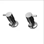 Elle Washing Machine Cocks Chrome Solid Brass