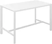 Stratus Outdoor Aluminium Bar Leaner Table Matte White / 120cm