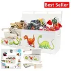 Dinosaur Pattern Toy Box for Boys - Extra Large Folding Storage Organizer