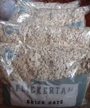 LOT of 4 Flickertail Quick Oats, 14oz each (BEST BY 12/24) Stovetop: about 5 min
