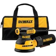 DEWALT Orbital Hook 5" 3Amp Corded + Loop Sander No Tool Disc/Pad Change Lock On