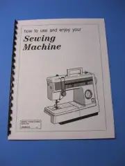 Brother VX847 - VX870 Sewing Machine Instruction Manual - Printed
