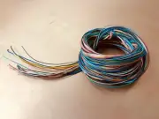 MODEL, HOBBY TRAIN, BOAT, LIGHTS, DIY, COLOR CODED 18 WIRE SET 4.9 FEET LONG